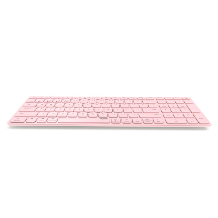 Teclado RAPOO E9700M Multi-mode Wireless, Rosa