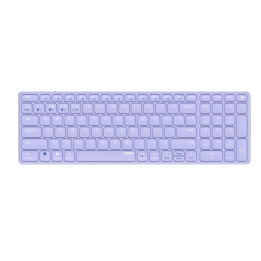 Teclado RAPOO E9700M Multi-mode Wireless, Púrpura