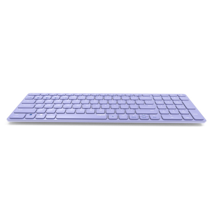 Teclado RAPOO E9700M Multi-mode Wireless, Púrpura