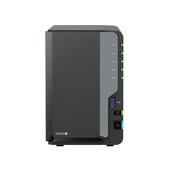 Synology DiskStation DS224+ servidor NAS e de armazenamento PC Intel® Celeron® J4125 2 GB DDR4 Preto