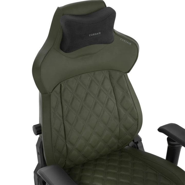 Corsair TC500 LUXE Cadeira de jogos para PC Assento estofado Verde