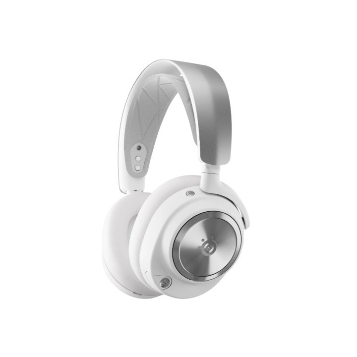 Steelseries 61524 auscultador Auscultadores Com fios Fita de cabeça Jogos USB Type-C Branco