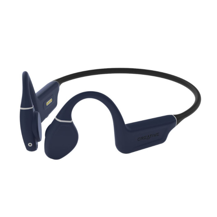 Creative Labs Outlier FREE Pro Plus Auscultadores Sem fios Fita de pescoço Música Bluetooth Preto, Azul