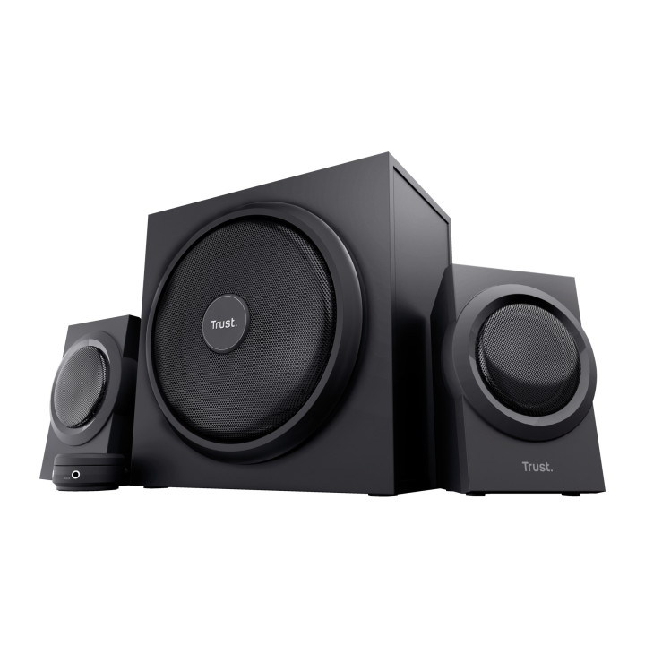 Trust Yuri conjunto de colunas 60 W Universal Preto 2.1 canais 1-way 15 W