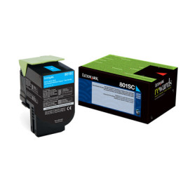 Lexmark 802SC toner 1 unidade(s) Original Ciano