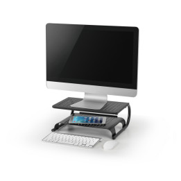 Napofix ERGO110 montagem e suporte para monitores Secretária Preto