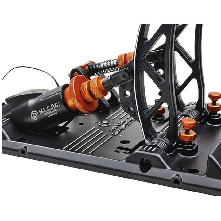 Pedais Asetek SimSports Forte - 2 Pedais ( Acelerador + Travão )