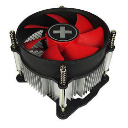 Xilence XC032 Processador Arrefecimento a ar 9,2 cm Preto, Cinzento, Vermelho