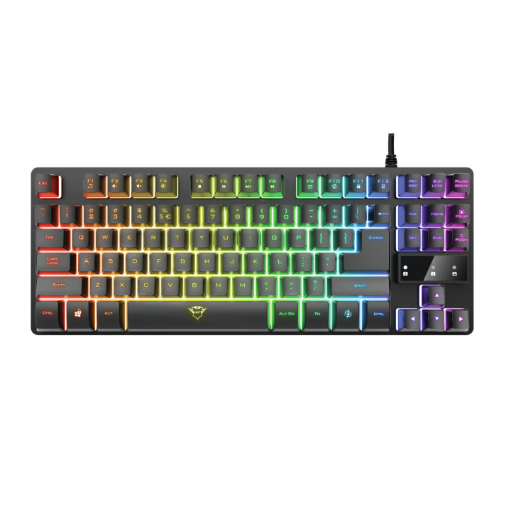 Trust GXT 794 teclado Rato incluído Jogos USB QWERTY Português Preto
