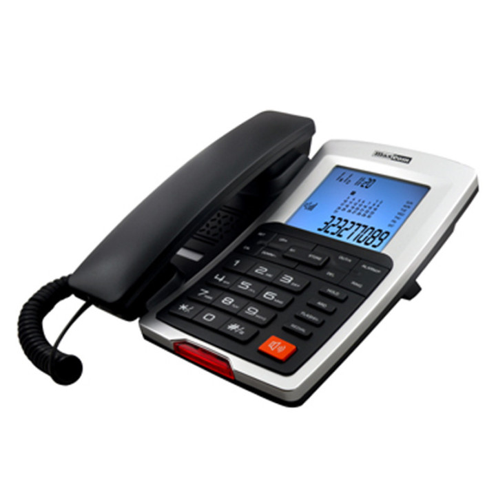 MaxCom KXT709 telefone Telefone analógico Identificação de chamadas Preto, Branco
