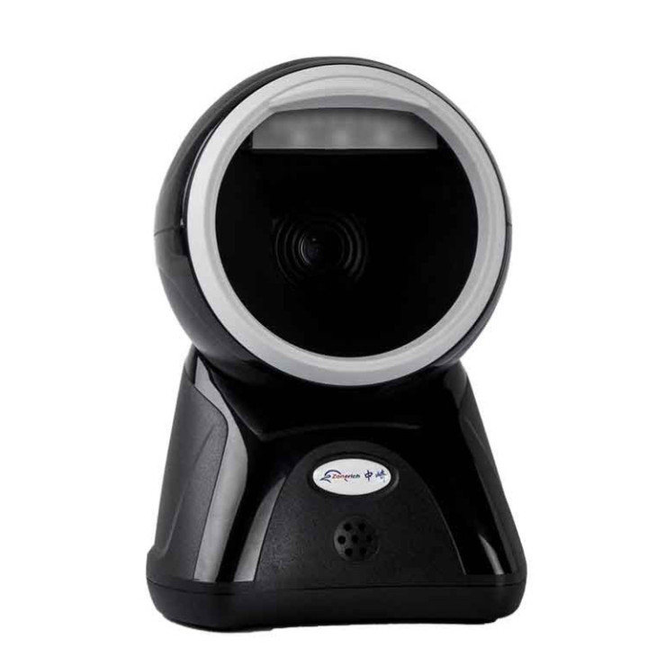 Zonerich LCOD075 leitor de código de barras 1D 2D CMOS Preto