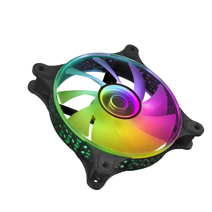 Mars Gaming MF3D Sistema de Arrefecimento de Computador Caixa de computador Ventoinha 12 cm Preto 1 unidade(s)