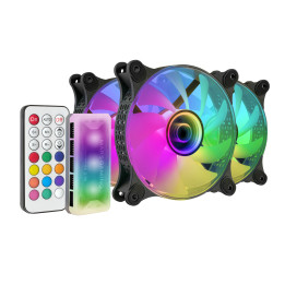 Mars Gaming MF3DKIT Sistema de Arrefecimento de Computador Caixa de computador Ventoinha 12 cm Preto 3 unidade(s)
