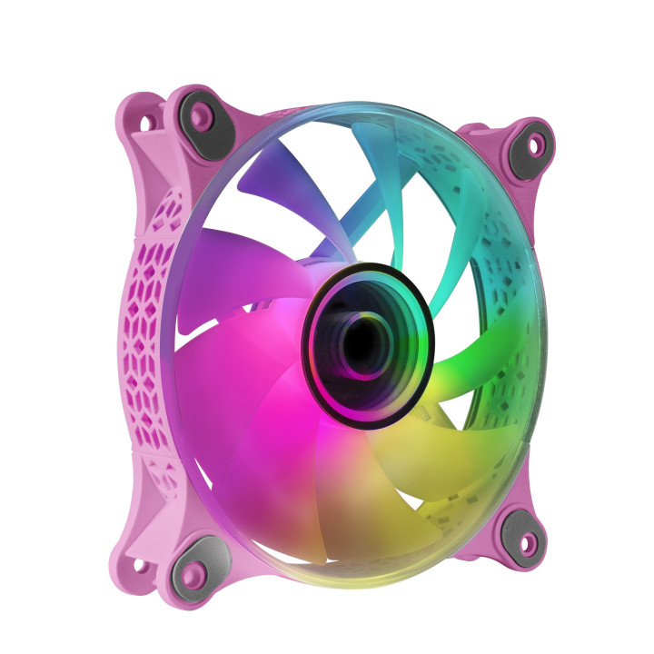 Mars Gaming MF3DP Sistema de Arrefecimento de Computador Caixa de computador Ventoinha 12 cm Rosa 1 unidade(s)
