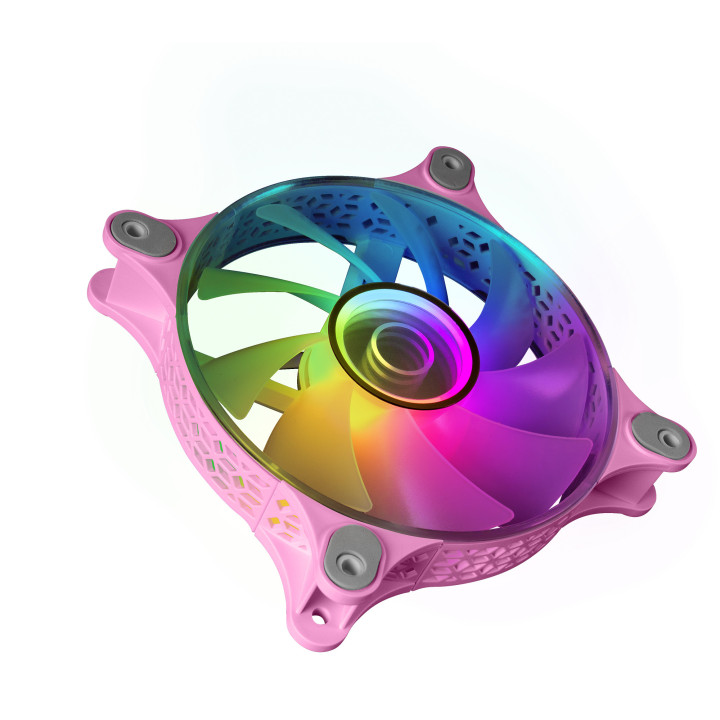 Mars Gaming MF3DP Sistema de Arrefecimento de Computador Caixa de computador Ventoinha 12 cm Rosa 1 unidade(s)