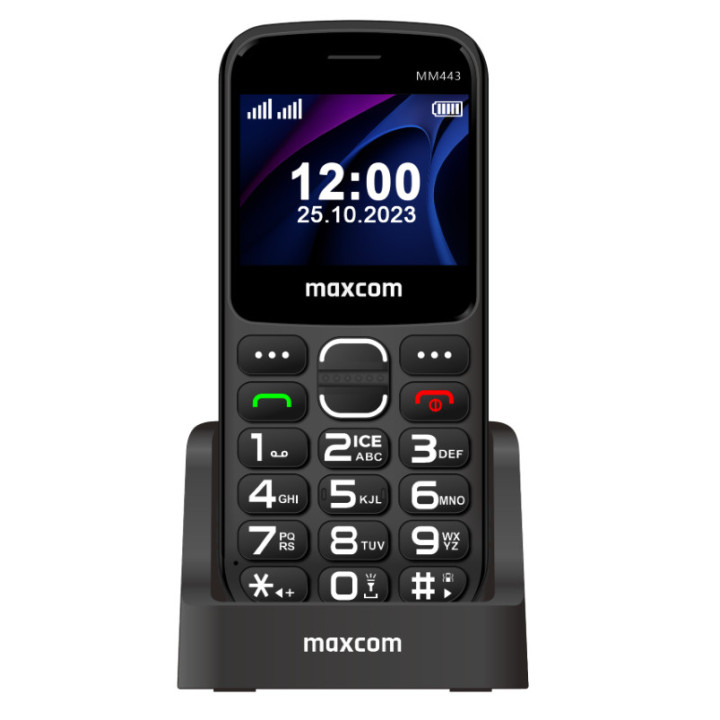 MaxCom Comfort MM443 4G 5,87 cm (2.31") 110 g Preto Telefone digital