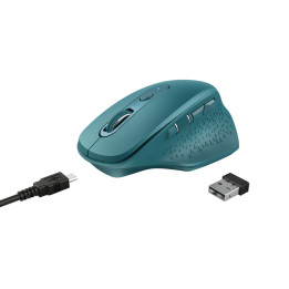 Trust Ozaa rato Escritório Mão direita RF Wireless Ótico 2400 DPI