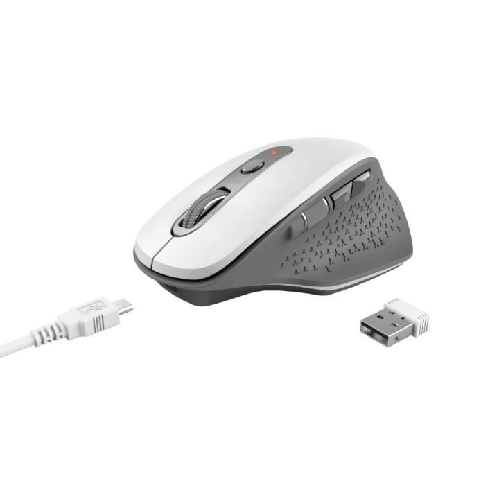 Trust Ozaa rato Escritório Mão direita RF Wireless Ótico 2400 DPI