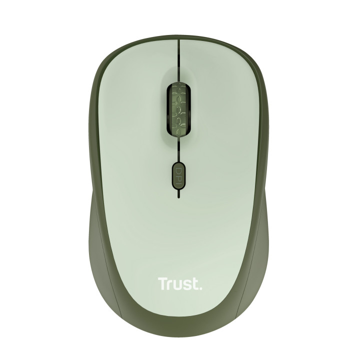Trust Yvi+ rato Escritório Mão direita RF Wireless Ótico 1600 DPI