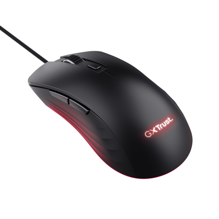 Trust GXT924 YBAR+ rato Jogos Mão direita USB Type-A Ótico 25600 DPI