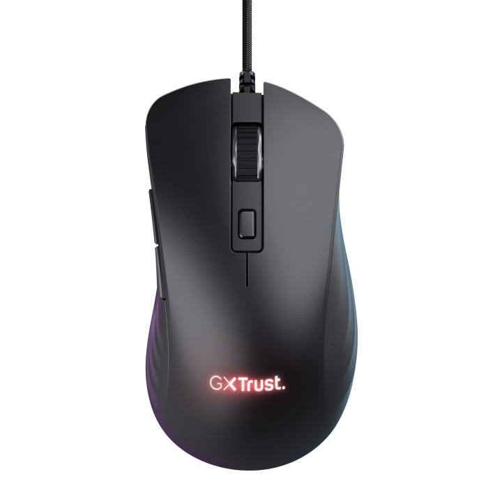 Trust GXT924 YBAR+ rato Jogos Mão direita USB Type-A Ótico 25600 DPI