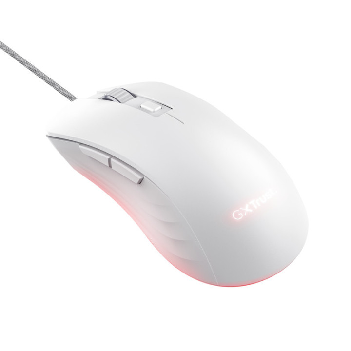 Trust GXT924W YBAR+ rato Jogos Mão direita USB Type-A Ótico 25600 DPI