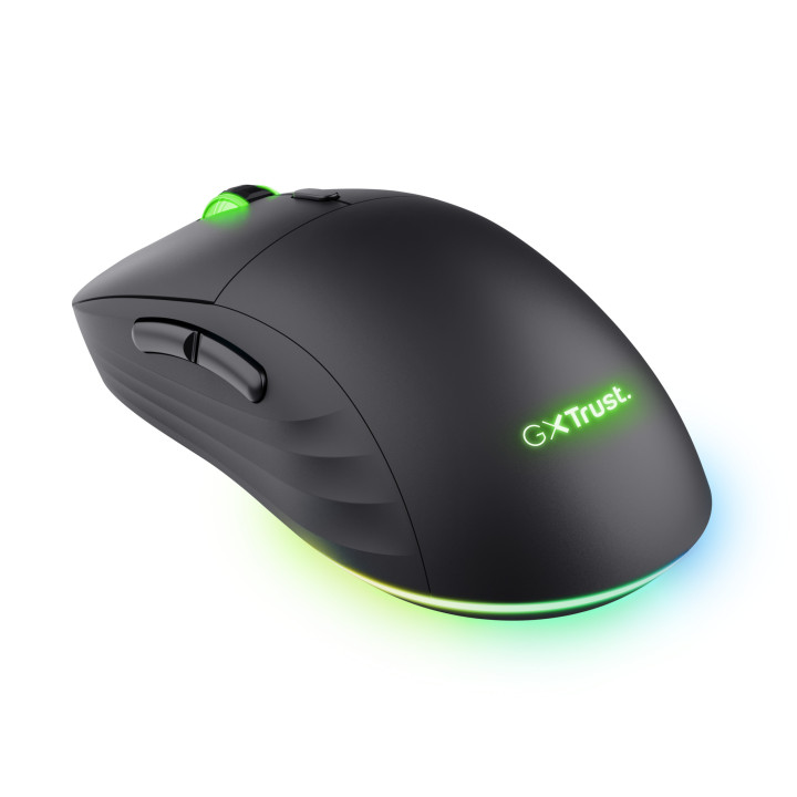 Trust GXT 927 Redex+ rato Jogos Mão direita RF Wireless + USB Type-A Laser 25600 DPI