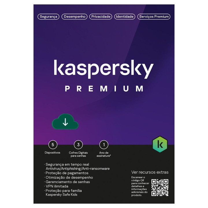 Software Kaspersky Premium 10 Dispositivos MSB Box PT