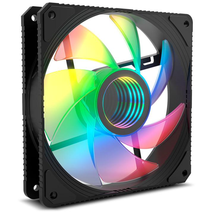 NOX M-FAN Caixa de computador Ventoinha 12 cm Translúcido 1 unidade(s)
