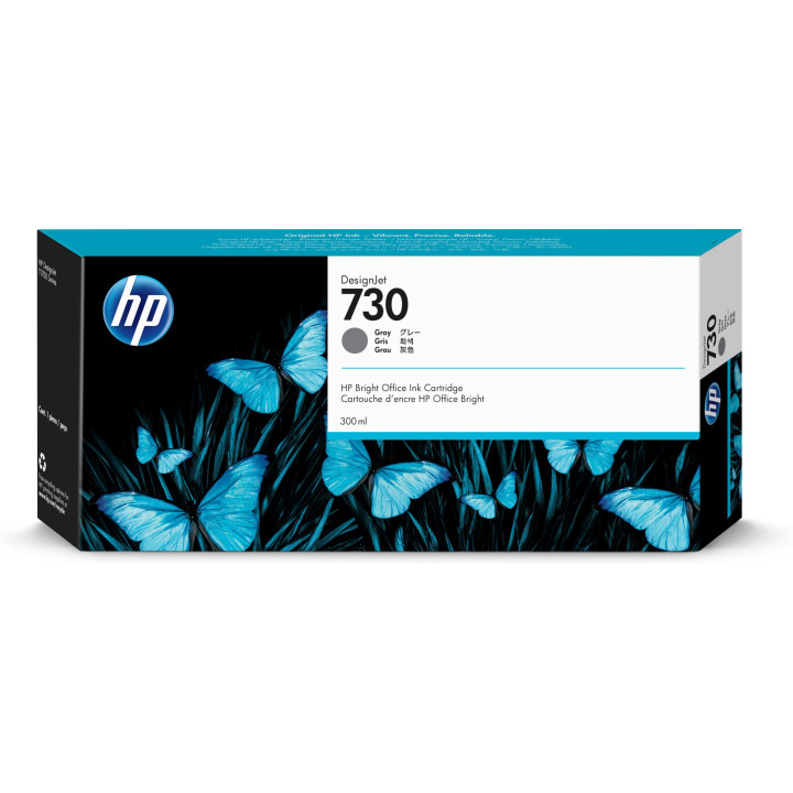 HP Tinteiro DesignJet 730 Cinzento (300 ml)