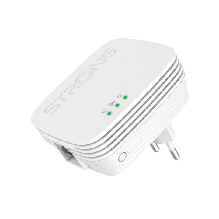 Strong POWERL600DUOMINI adaptador de rede PowerLine 600 Mbit s Ethernet LAN Branco 2 unidade(s)