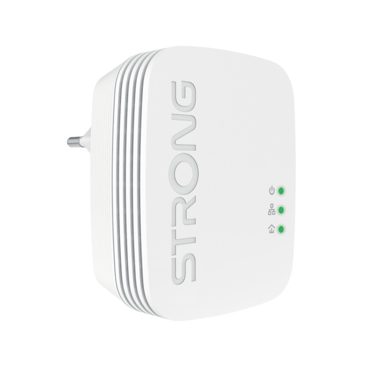Strong POWERLWF600DUOMINI adaptador de rede PowerLine 600 Mbit s Ethernet LAN Wi-Fi Branco 2 unidade(s)