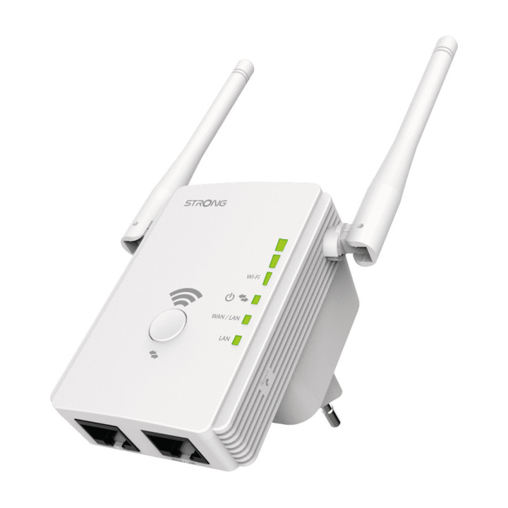 Strong REPEATER300V2 bridge & repetidor Repetidor de rede 300 Mbit s Branco