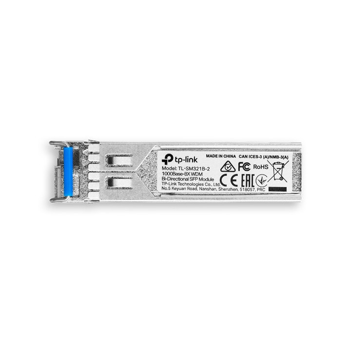 TP-Link TL-SM321B módulo de transcetor de rede Fibra ótica 1250 Mbit s SFP