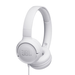 JBL Tune 500 Auscultadores Com fios Fita de cabeça Música Branco