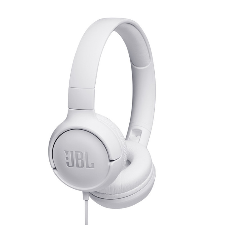 JBL Tune 500 Auscultadores Com fios Fita de cabeça Música Branco