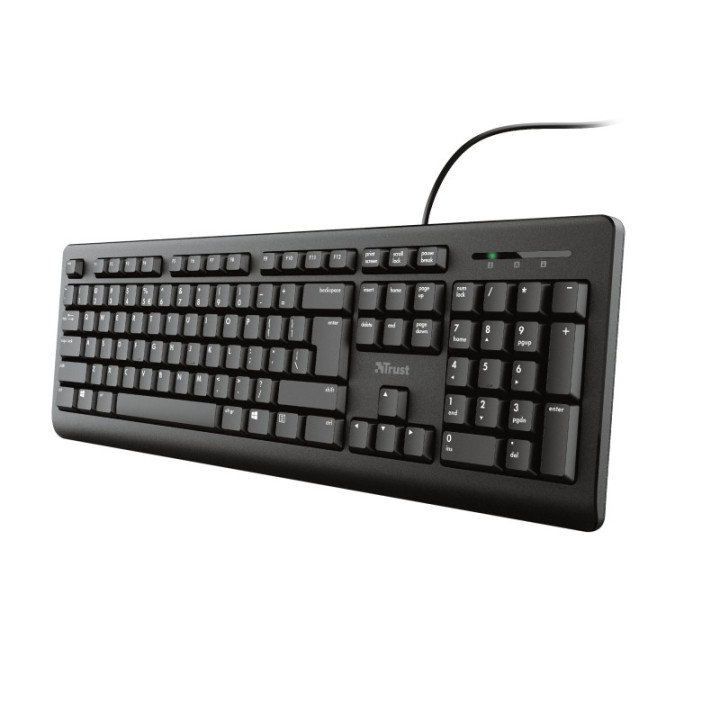 Trust Primo teclado Escritório USB Português Preto