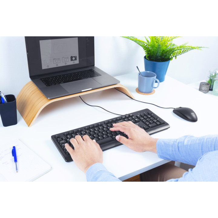 Trust Primo teclado Escritório USB Português Preto
