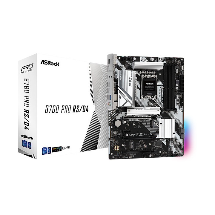 Asrock B760 Pro RS D4 Intel B760 LGA 1700 ATX