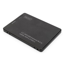 Digitus DA-71118 Caixa para Discos Rígidos Compartimento SSD Preto 2.5"