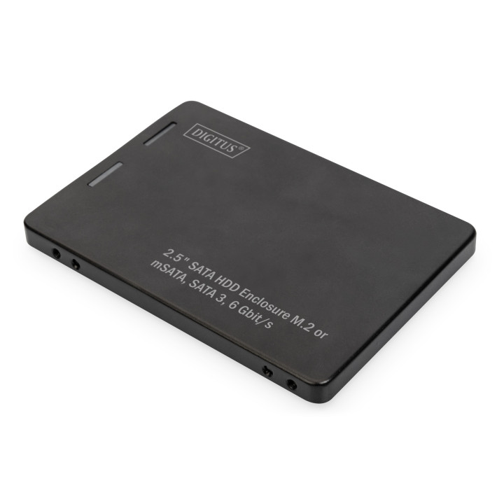 Digitus DA-71118 Caixa para Discos Rígidos Compartimento SSD Preto 2.5"