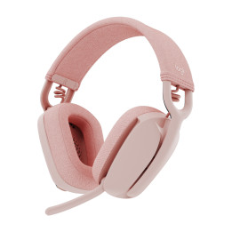 Logitech Zone Vibe 100 Auscultadores Sem fios Fita de cabeça Chamadas Música Bluetooth Rosa