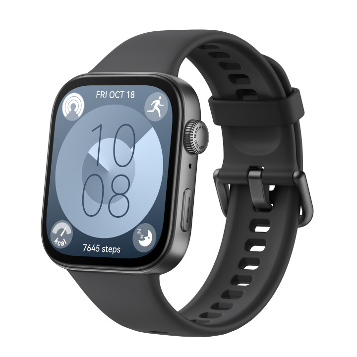 Huawei WATCH Fit 3 4,62 cm (1.82") AMOLED Digital 408 x 480 pixels Ecrã táctil Preto Wi-Fi GPS