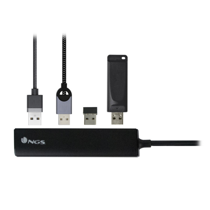NGS WONDERHUB4 USB 2.0 Type-C 480 Mbit s Preto