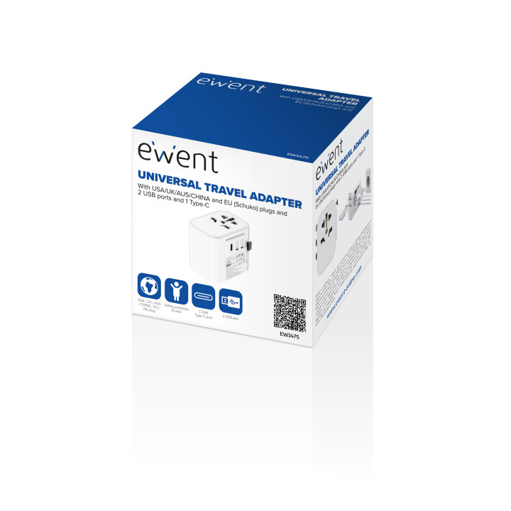 Ewent EW1475 carregador de dispositivos móveis Branco
