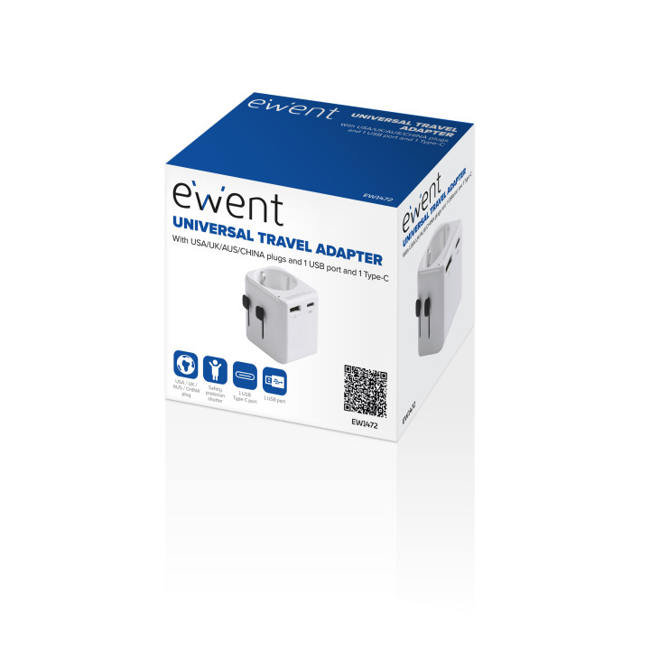 Ewent EW1472 carregador de dispositivos móveis Branco