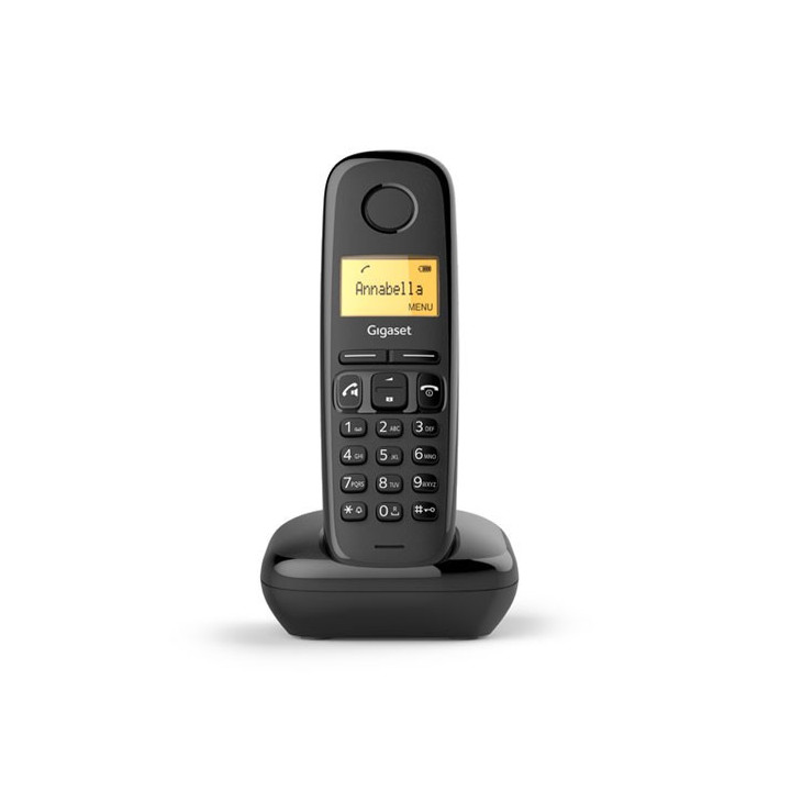 Gigaset A270 Telefone DECT Identificação de chamadas Preto