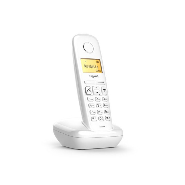 Gigaset A270 Telefone DECT Identificação de chamadas Branco
