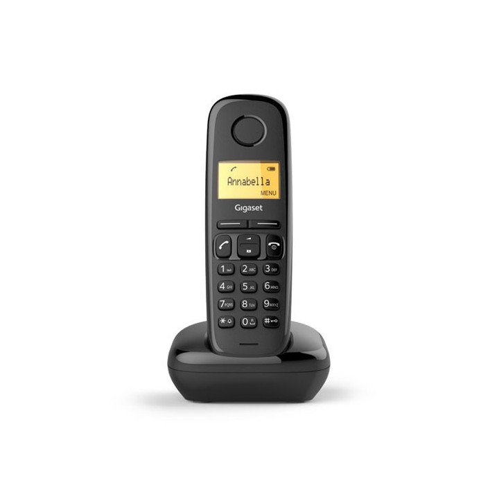 Gigaset A170 Duo Telefone analógico DECT Identificação de chamadas Preto