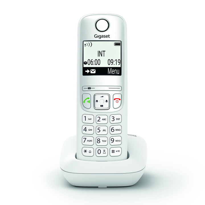 Gigaset A690 Telefone analógico Identificação de chamadas Branco